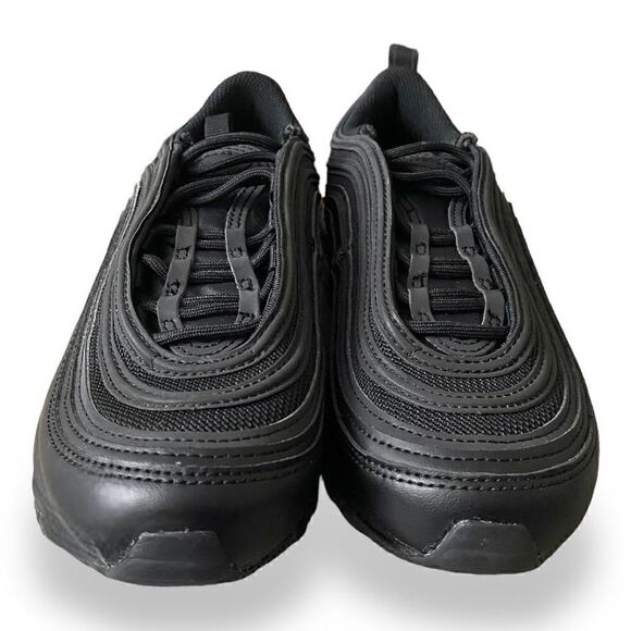 New Nike Womens Air Max 97 Triple Black Shoes Sneakers DH8016-002 size 6 - Picture 4 of 7